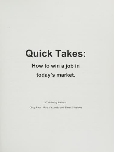 Tapa de Quick Takes
