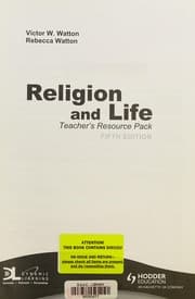 Tapa de Religion and Life Teacher's Resource Pack Fifth Edition