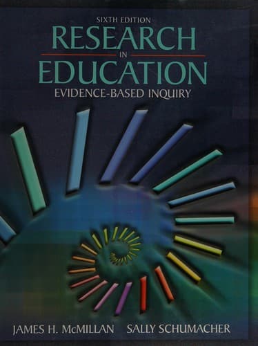 Tapa de Research in education