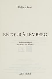 Tapa de Retour à Lemberg