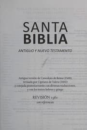 Tapa de RVR 1960 Santa Biblia Serie 50