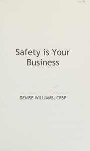 Tapa de Safety is Your Business