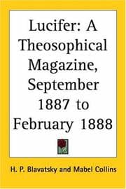 Tapa de Lucifer - A Theosophical Magazine, September 1887 to February 1888