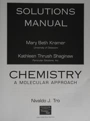 Tapa de Solutions Manual to Chemistry