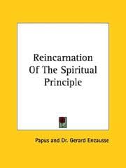 Tapa de Reincarnation Of The Spiritual Principle