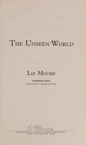 Tapa de Unseen World