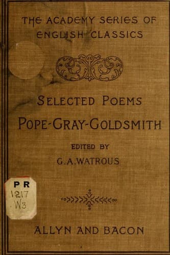 Tapa de Pope, Gray, Goldsmith