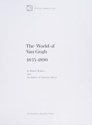 Tapa de The world of Van Gogh, 1853-1890 (Time-Life library of art)