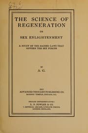 Tapa de The science of regeneration