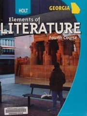 Tapa de Holt Elements of Literature -- Fourth Course