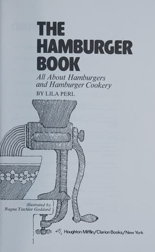 Tapa de HAMBURGER BOOK