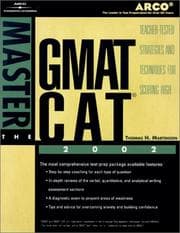 Tapa de Master the GMAT CAT, 2002/e (Master the Gmat Cat, 2002)