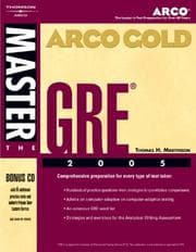 Tapa de Master the GRE CAT, 2005/e w/CDROM (Master the Gre)