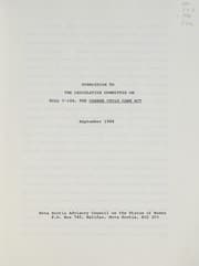 Tapa de Submission to the Legislative Committee on Bill C-144, the Canada Child Care Act