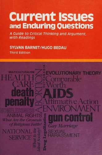 Tapa de Current issues and enduring questions -- third edition
