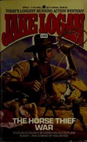 Tapa de Horse Thief War (Slocum Series #143)