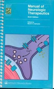 Tapa de Manual of Neurologic Therapeutics