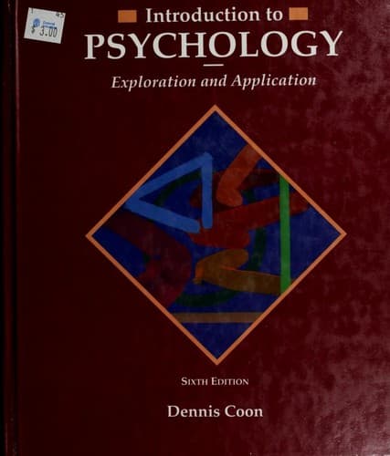 Tapa de Introduction to psychology