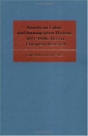 Tapa de American Labor and Immigration History, 1877-1920s