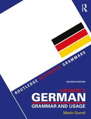 Tapa de Hammer's German Grammar and Usage