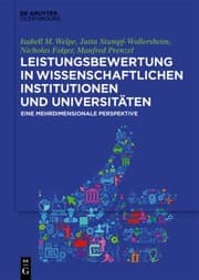 Tapa de Leistungsbewertung in Wissenschaftlichen Institutionen und Universitäten