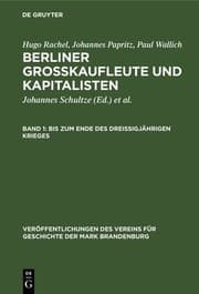Tapa de Bis Zum Ende des Dreißigjährigen Krieges