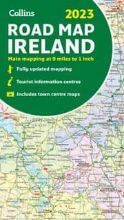 Tapa de 2023 Collins Road Map of Ireland
