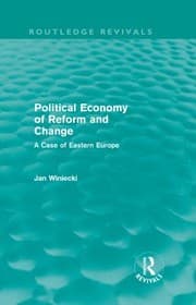 Tapa de Political Economy of Reform and Change (Routledge Revivals)