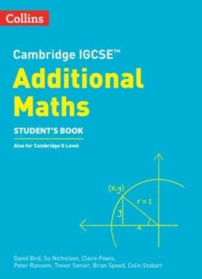 Tapa de Cambridge IGCSE(tm) Additional Maths Student's Book