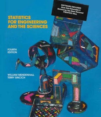 Tapa de Statistics for engineering and the sciences