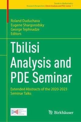 Tapa de Tbilisi Analysis and PDE Seminar