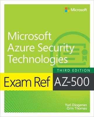 Tapa de Exam Ref AZ-500 Microsoft Azure Security Technologies