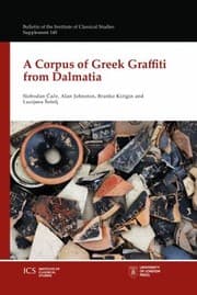 Tapa de Corpus of Greek Graffiti from Dalmatia