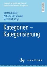 Tapa de Kategorien - Kategorisierung