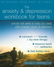 Tapa de Anxiety and Depression Workbook for Teens