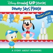 Tapa de Soft Cover Square Disney Growing up Stories Dewey Says Please : a Story about Manners