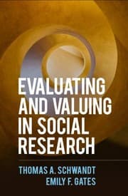 Tapa de Evaluating and Valuing in Social Research