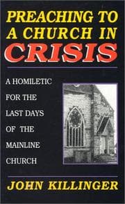 Tapa de Preaching to a church in crisis