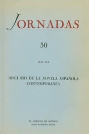 Tapa de Discurso de la novela española contemporánea