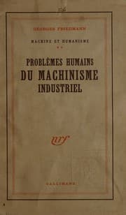 Tapa de Proble'mes humains du machinisme industriel