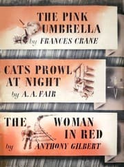 Tapa de The pink umbrella; Cats prowl at night; The woman in red