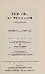 Tapa de The Art of Thinking, Port-Royal Logic