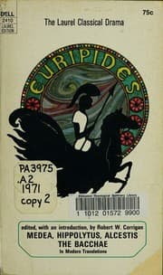 Tapa de The Bacchae, Hippolytus, Alcestis, Medea in modern translations