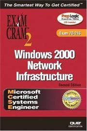 Tapa de MCSE Windows 2000 Network Infrastructure Exam Cram 2 (Exam Cram 70-216)