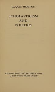 Tapa de Scholasticism and politics