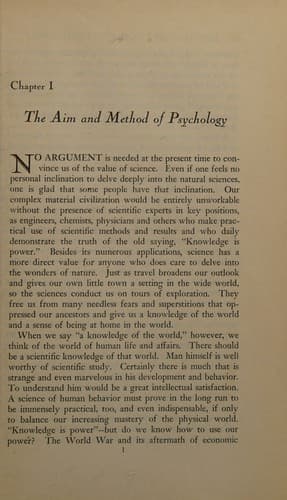 Tapa de Psychology.