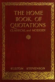 Tapa de The home book of Quotations, classical and modern, volume 2 (3rd edition)