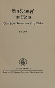Tapa de Ein Kampf um Rom