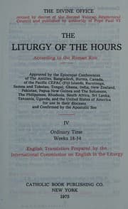 Tapa de The Liturgy of the Hours