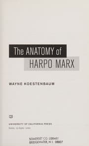 Tapa de Anatomy of Harpo Marx